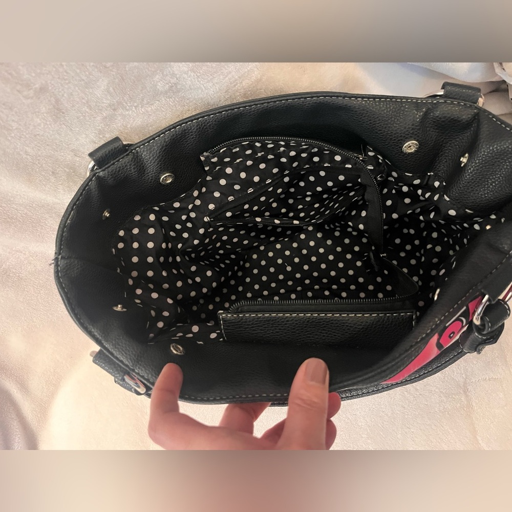 Betty Boop Pink Vintage Hand Bag - Picture 5 of 8